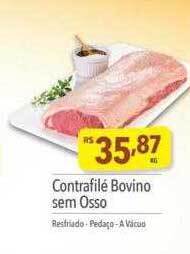 Supermercados Condor Contrafilé bovino sem osso oferta