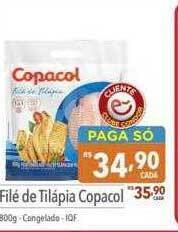 Supermercados Condor Filé de tilápia copacol oferta