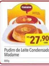 Supermercados Condor Pudim de leite condensado madame oferta