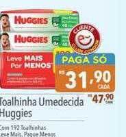 Supermercados Condor Toalhinha umedecida huggies oferta