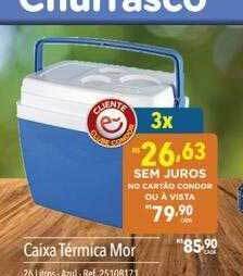 Supermercados Condor Caixa térmica mor oferta