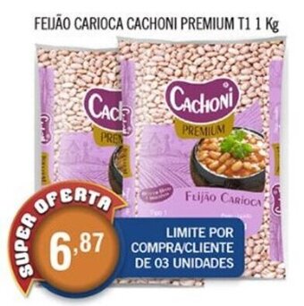 Feijao Carioca Cachioni Premium T1 1kg