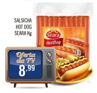 Central Supermercados Salsicha Hot Dog Seara 1kg oferta