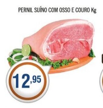 pernil Suino com osso e couro 1kg