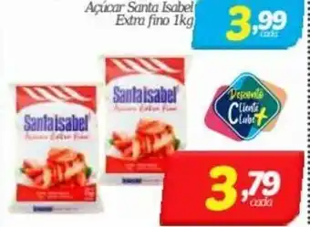Bigmart Acucar Santa Isabel extra Fino 1kg oferta