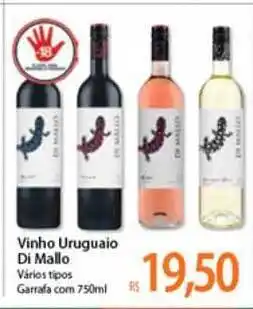 Atacadão Vinho Uruguaio Di Mallo 750ml oferta