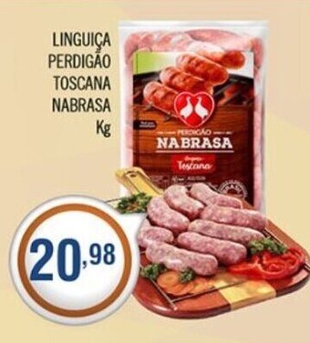 Central Supermercados Linguica Perdigao Toscana Nabrasa 1kg oferta