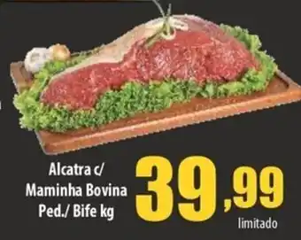 Superbom Bauru Alcatra c/ maminha Bovina Ped./ Bife 1kg oferta