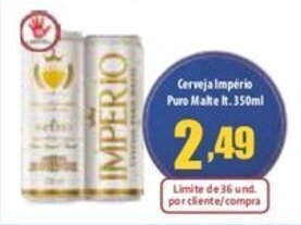 Cerveja Imperio Puro Malte Lt. 350ml