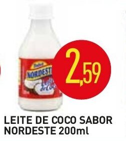 Leite de Coco Sabor Nordeste 200ml
