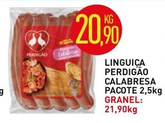 Calvo Atacadista Linguica Perdigao Calabresa pacote 2.5kg oferta