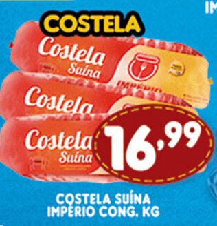 Supermercados Cristal Costela Suina Imperio Cong. 1kg oferta