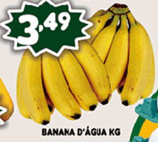 Supermercados Cristal Banana D'agua 1kg oferta