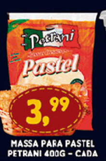 Massa para Pastel Petrani 400g - cada