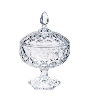 Freitas Varejo Porta joia de vidro útil bazar 27cm sp747a oferta