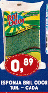 Supermercados Cristal Esponja Bril Odor 1un. - cada oferta