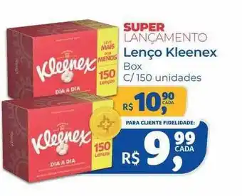 Lenço kleenex box c 150 unidades