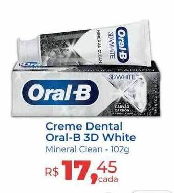 Hiper Farma Creme dental oral-b 3d white oferta