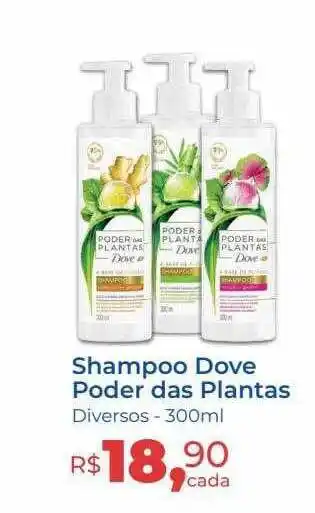 Shampoo dove poder das plantas
