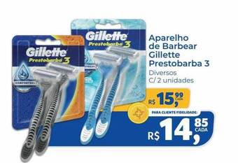 Aparelho de barbear gillette prestobarba 3
