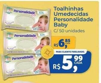 Toalhinhas umedecidas personalidade baby