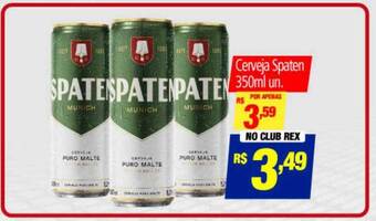 Supermercados Rex Cerveja spaten oferta