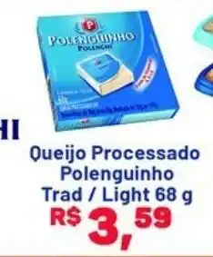 Compre Bem Queijo Processado Polenguinho Trad/ Light 68g oferta