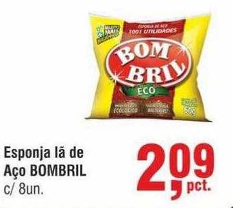 Esponja lã de aço bombril
