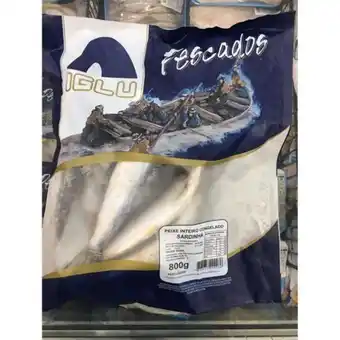Peixe inteiro congelado sardinha 800g