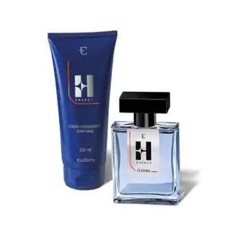 Eudora Combo h energy: loção hidratante 200ml + desodorante colônia 100ml oferta