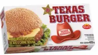 Hamburguer seara texas 672g