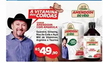 Sabor amendoim com amarula
