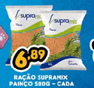 Supermercados Cristal Racao Supramix Panco 500g cada oferta