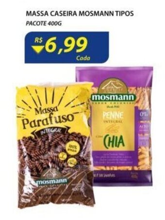 Assaí Atacadista Massa Caseira Mosmann tipos pacote 400g oferta
