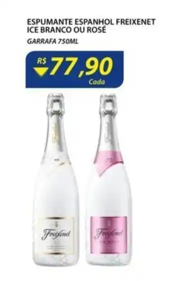 Assaí Atacadista Espumante Espanhol Freixenet Ice Branco ou Rose 750ml oferta