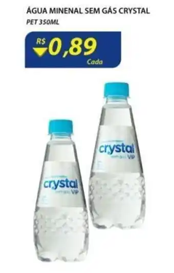 Assaí Atacadista Agua Mineral sem gas Crystal 350ml oferta
