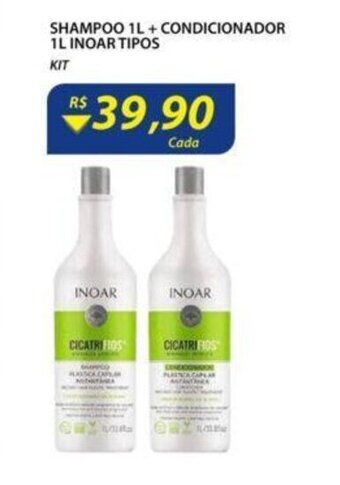 Assaí Atacadista Shampoo 1L + Condicionador 1L Inoar tipos oferta