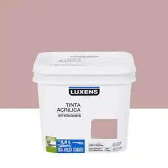 Leroy Merlin Tinta acrílica fosca standard flor de malva 2,5l luxens oferta