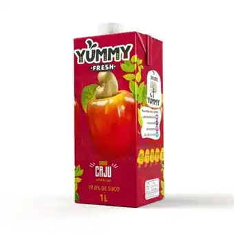 Suco concentrado yummy néctar de cajú 1l