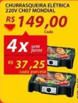 Assaí Atacadista Churrasqueira Eletrica 220V Ch07 Mondial oferta