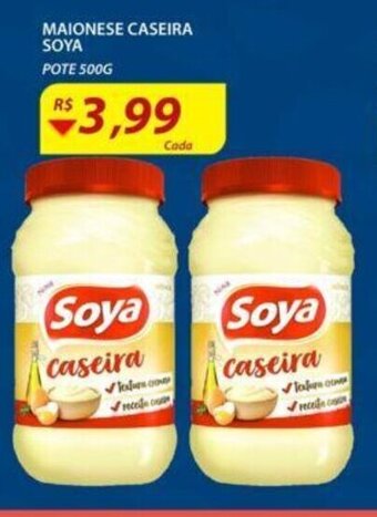 Assaí Atacadista Maionese caseira Soya 500g oferta