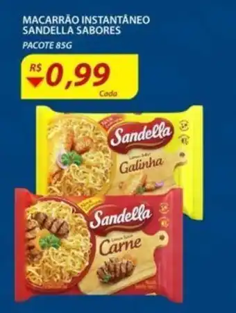 Assaí Atacadista Macarrao Instantaneo Sandella Sab. 80g oferta