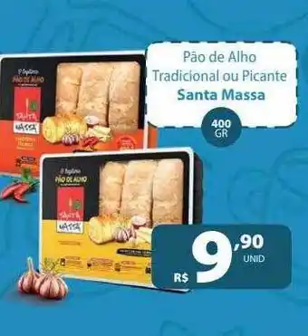 Comercial Esperança Pão de alho tradicional ou picante santa massa oferta