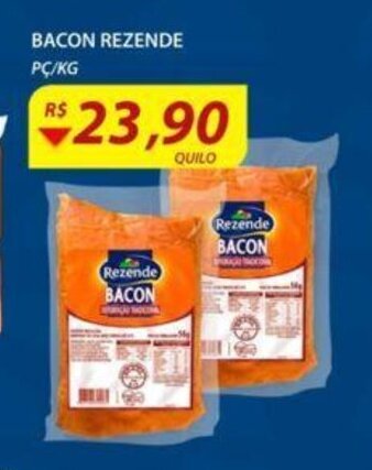 Assaí Atacadista Bacon Rezende 1kg oferta