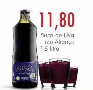 Suco de uva tinto aliança