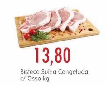 Epa Bisteca suína congelada c- osso kg oferta