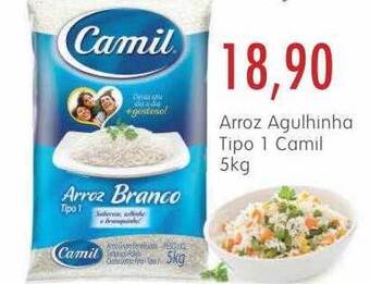 Epa Arroz agulhinha tipo 1 camil oferta