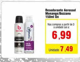 Spani Atacadista Desodorante aerossol monange bozzano oferta