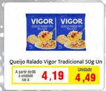 Spani Atacadista Queijo ralado vigor tradicional oferta