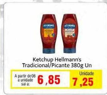 Spani Atacadista Ketchup hellmann's tradicional picante oferta